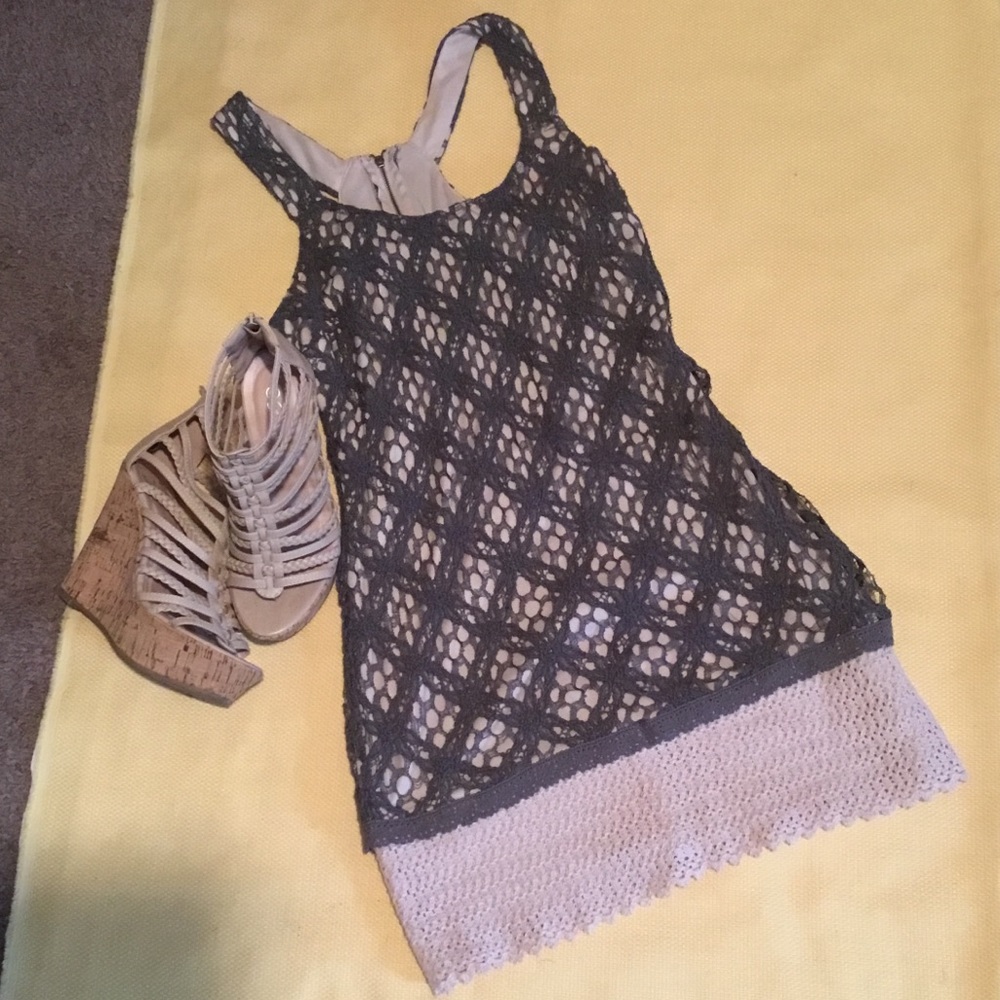 Sequin Hearts netted dress Sz. 5